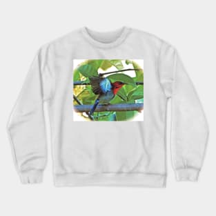 EASTERN CRIMSON SUNBIRD ART Crewneck Sweatshirt